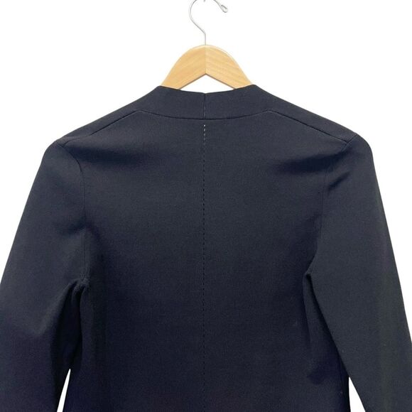 MM Lafleur The Woolf Jardigan Size Small Black Ponte Knit Open Blazer Cardigan - Picture 13 of 16